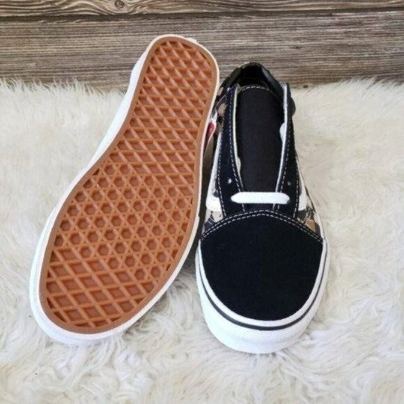 New Vans Old Skool Womens Camo Checkerboard Sneakers Size 7 Skater Grunge Casual - Picture 6 of 7